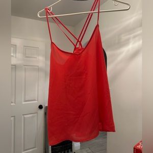 Hollister cross body tank top